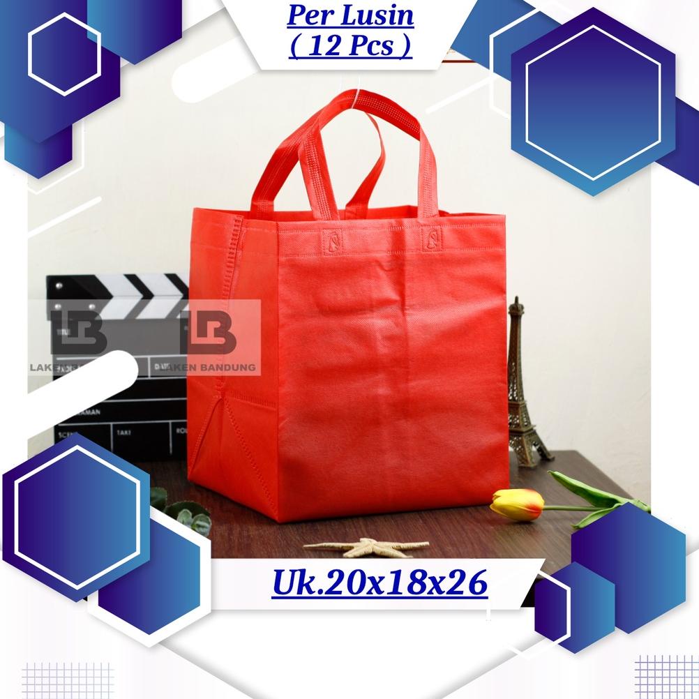 

Promo - Tas Box Spunbond Goodie Bag AURESS 20x18x26 Souvenir si | Per Lusin ( 12 Pcs ) ,.