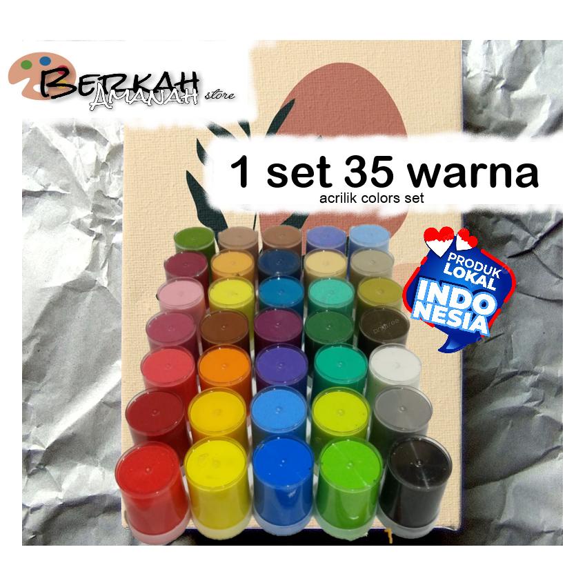 

Update! 1set 35 warna/cat acrilik set .,