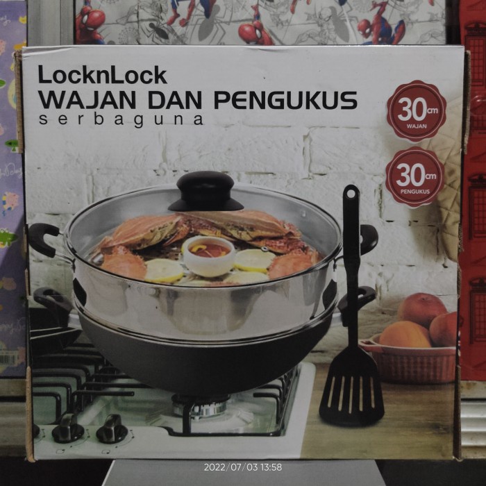 [Ori] Lock N Lock Wajan Dan Pengukus Serbaguna Original Ready Limited