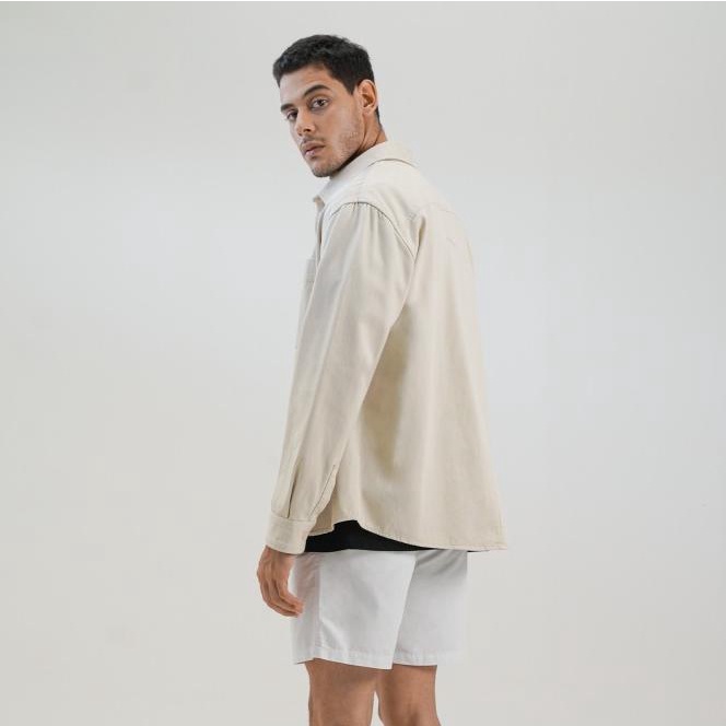 Celcius Kemeja Jacket (Shacket) Lin000389C Khaki