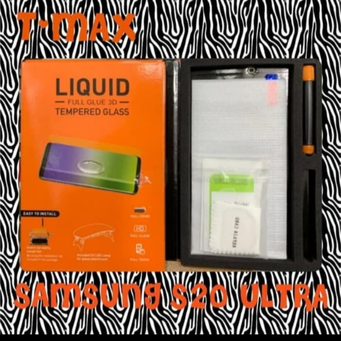 [Original] Tempered Glass Samsung S8 Plus Tmax Tempered Glass Uv T-Max Full Terbaru