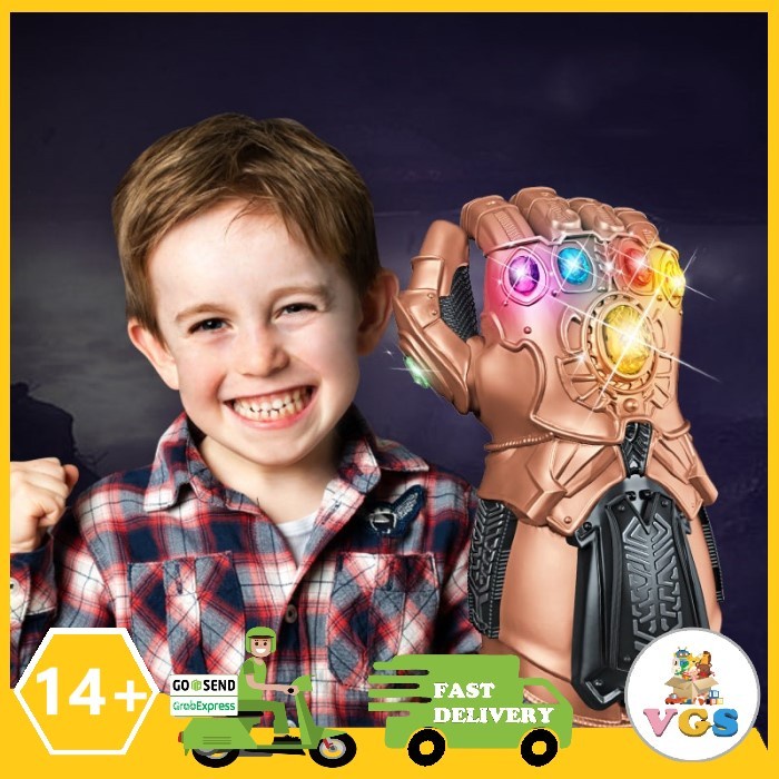 [Original] Mainan Anak Thanos Glove Tangan Thanos Diskon