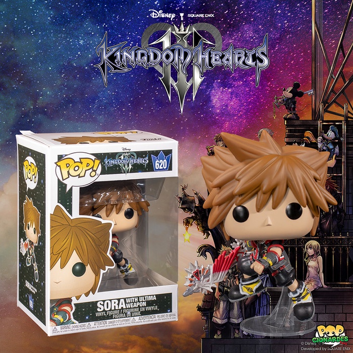 ✅Baru Funko Pop Games - Kingdom Hearts 3 - Sora With Ultima Weapon Terbatas