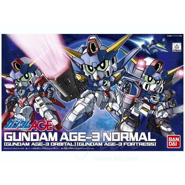 ✅COD Sd Bb 372 Gundam Age-3 Normal Orbital Fortress Terbaru