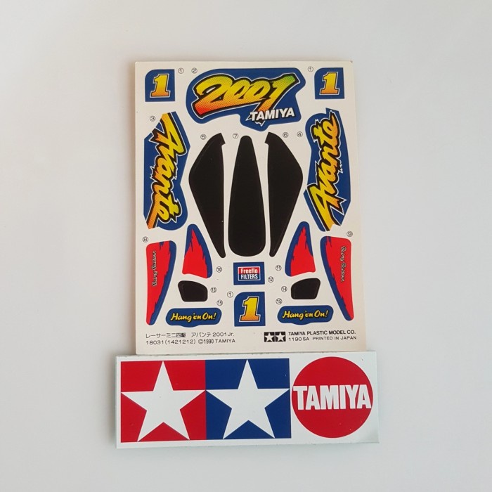 ✅COD Tamiya Stiker Avante 2001Jr 1991Th Diskon