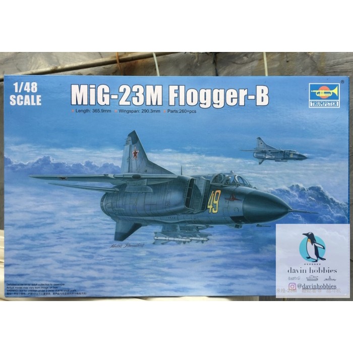 ✅Baru Trumpeter 1/48 Mig-23M Flogger-B Terbaru