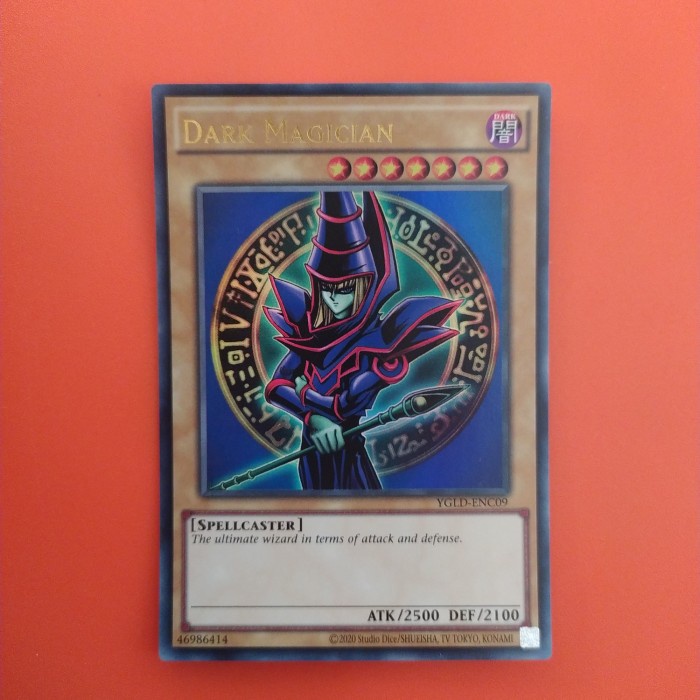 ✅COD Dark Magician Ygld Ultra Rare Kartu Yugioh Original Konami Diskon