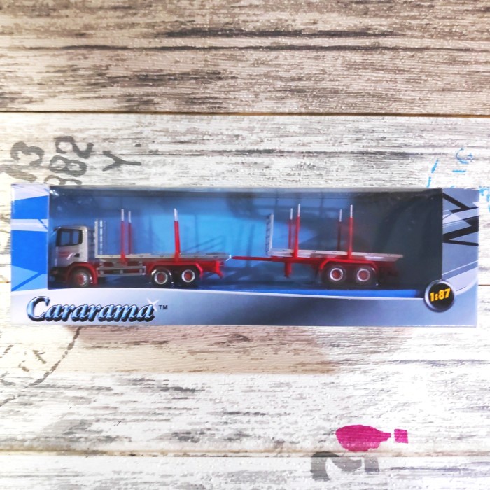 ✅COD Cararama Truck Scania Trailer 1:87 Diskon