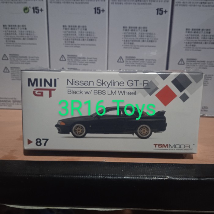 ✅COD Mini Gt Nissan Skyline R32 Black Terbaru