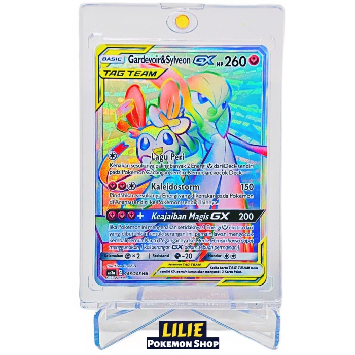 ✅COD Gardevoir  Sylveon Gx Hr - Pokemon Tcg Indonesia Terbatas