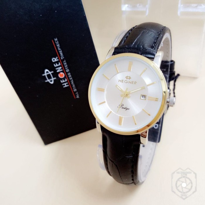 ✅New Ori Jam Tangan Wanita Original Hegner 403 Gold/Kombi Garansi 1 Tahun Limited