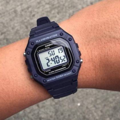 ✅New Ori Casio W-218H-2A Jam Digital Jam Tangan Pria Casio Original Ori Limited