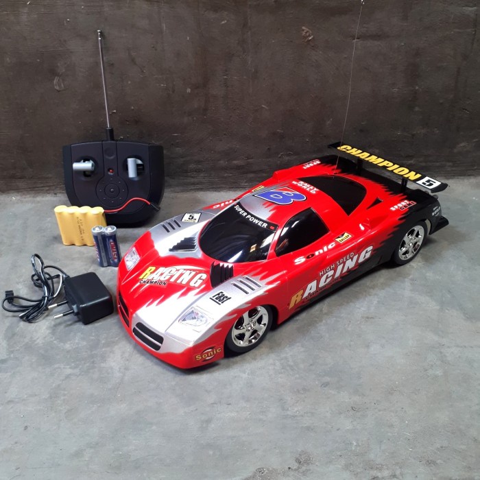 ✅New Mobil Remot Sedan Drag Besar Whisker Scale 1:12 Limited