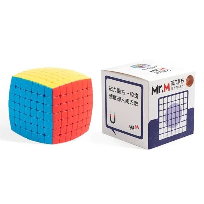 ✅New Rubik 7X7 Shengshou Mr.M Magnetic Stickerless 7X7 Shengshou Mr M 7X7X7 Terbaru
