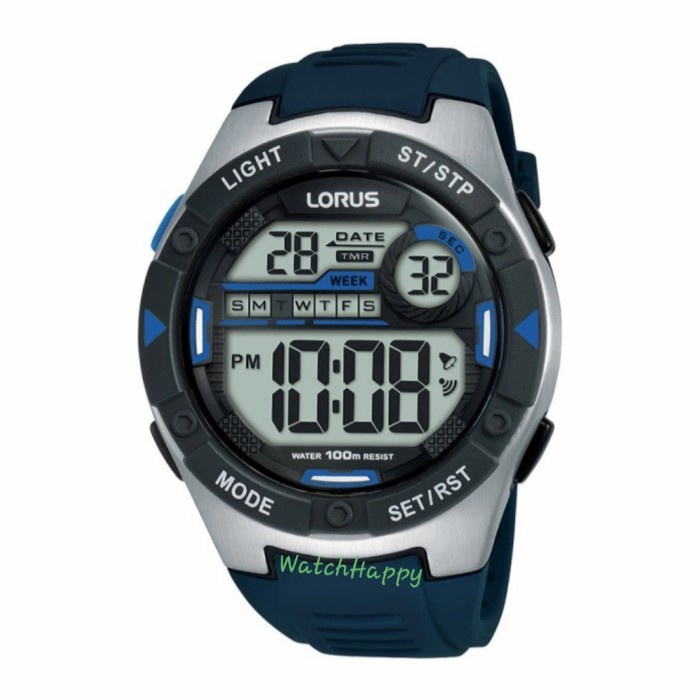 ✅New Ori Watchhappy Lorus R2395Mx-9 R2395Mx Men Digital Rubber Silicon R2395Mx9 Berkualitas