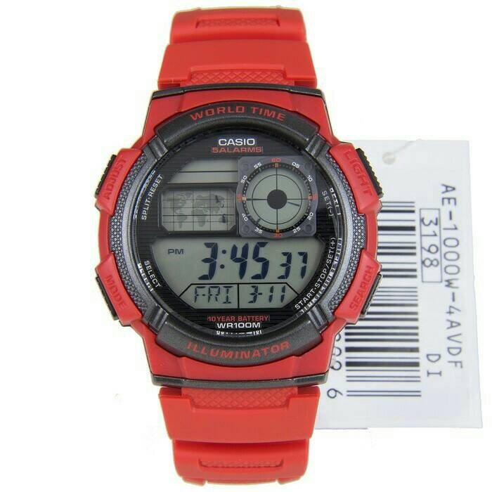 ✅New Ori Casio Ae1000 Original Ae-1000W-4Avdf Ae 1000 Ae1000W Ae 1000W Terbaru