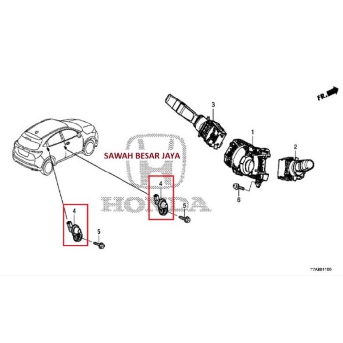 ✅Original Door Switch Stopper Stoper Pintu Depan Belakang Hrv Jazz S Rs Gk5 Terbatas