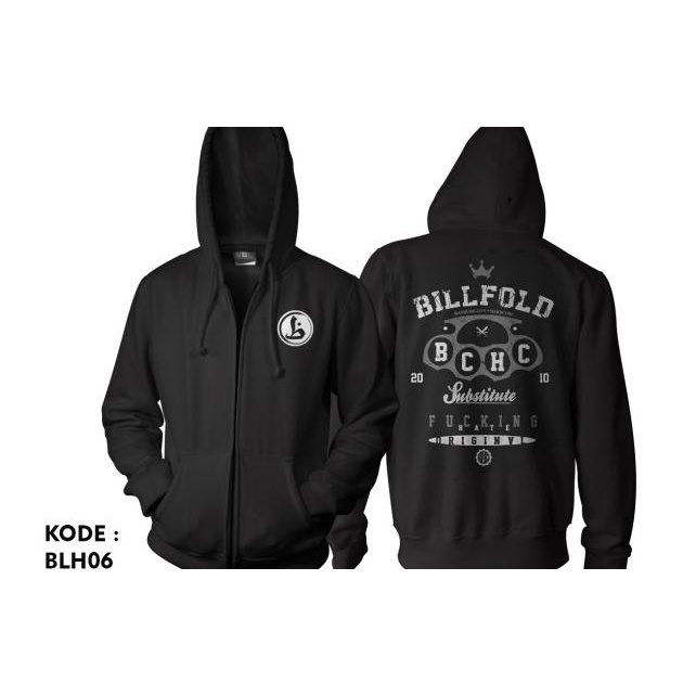 Jaket Billfold-Zipper Billfold-Hoodie Billfold Blf06