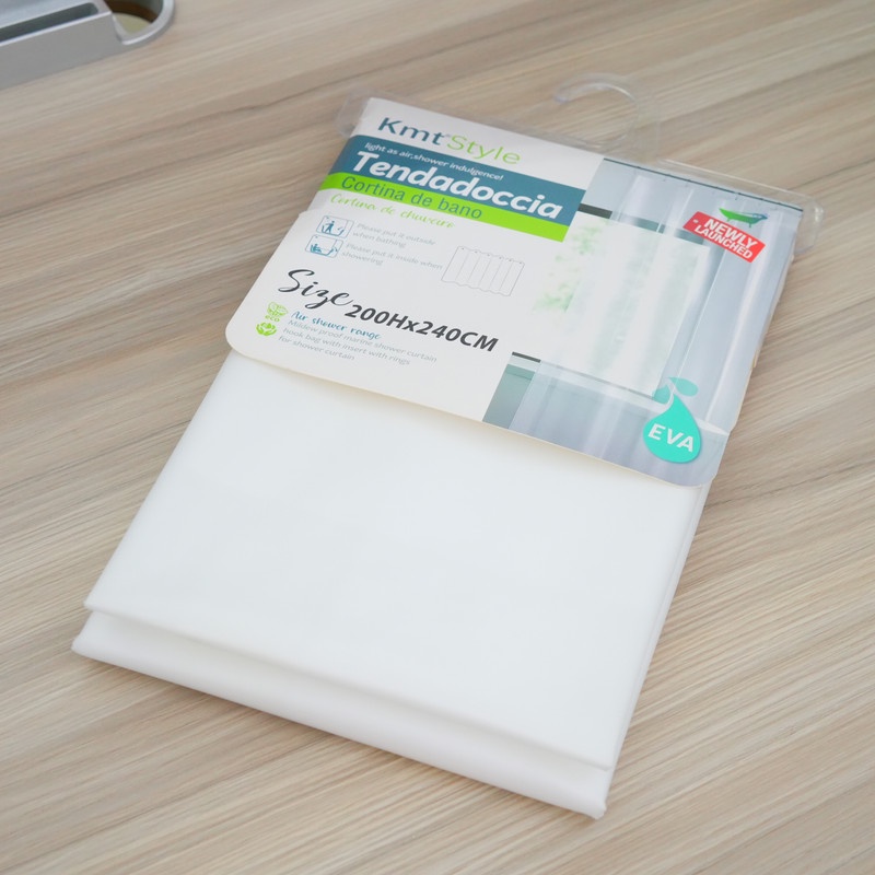 Tirai Kamar Mandi Bahan Tebal Minimalis / Tirai Kamar Mandi Cetak Anti Air  / Gorden Kamar Mandi + K