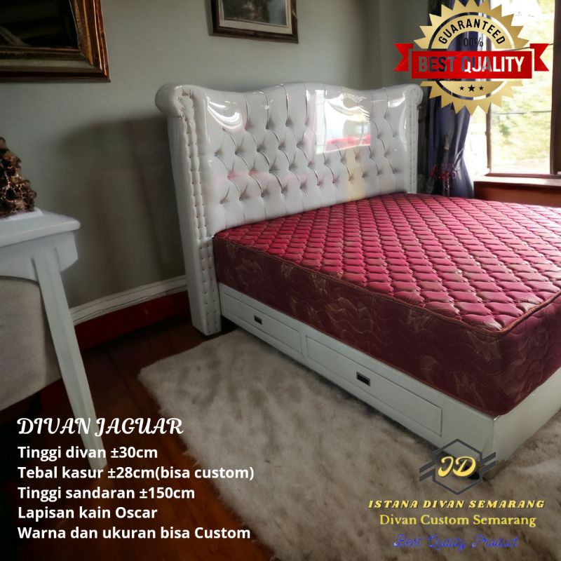 Divan Dipan Tempat Tidur Ranjang Jaguar 180X200 BAHAN OSCAR PREMIUM