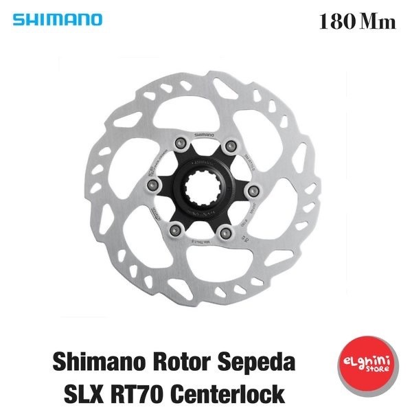 [Baru] Shimano Rotor Sepeda Slx Rt70 Centerlock Brake Rotor 140Mm Dan 180Mm Limited