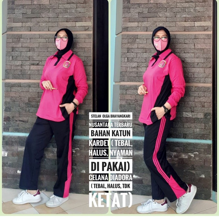 [COD] Stelan Baju Olahraga Bhayangkari Terbaru