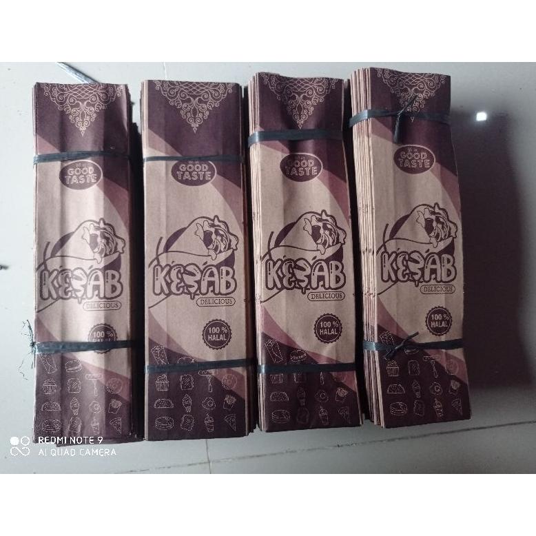 

New - 100 Lembar kertas kebab tarikan/ kertas kebab bahan karton !