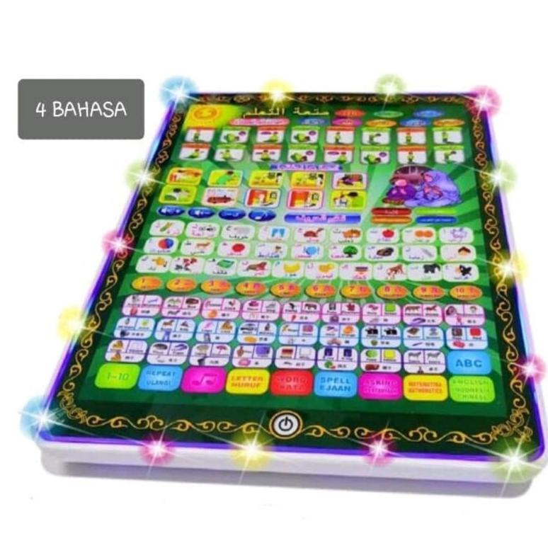 Model baru - Playpad Anak Muslim IPad Arab 4 Bahasa / Playpad Arab 4 Bahasa mainan ipad anak