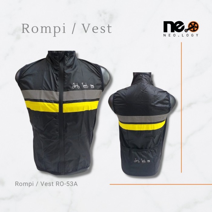 [COD] Rompi Bicyckle Bike Vest Sepeda Lipat Berkualitas