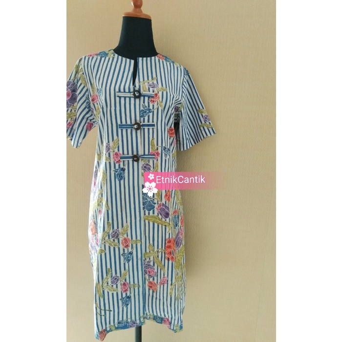 [COD] Dress Batik Tulis Diskon