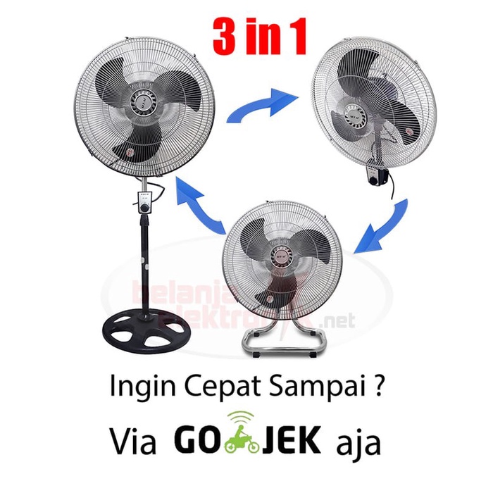 [Ori] Kipas Angin Multifungsi Sekai Ist-1851 18 Inch 3 Fungsi Terbatas
