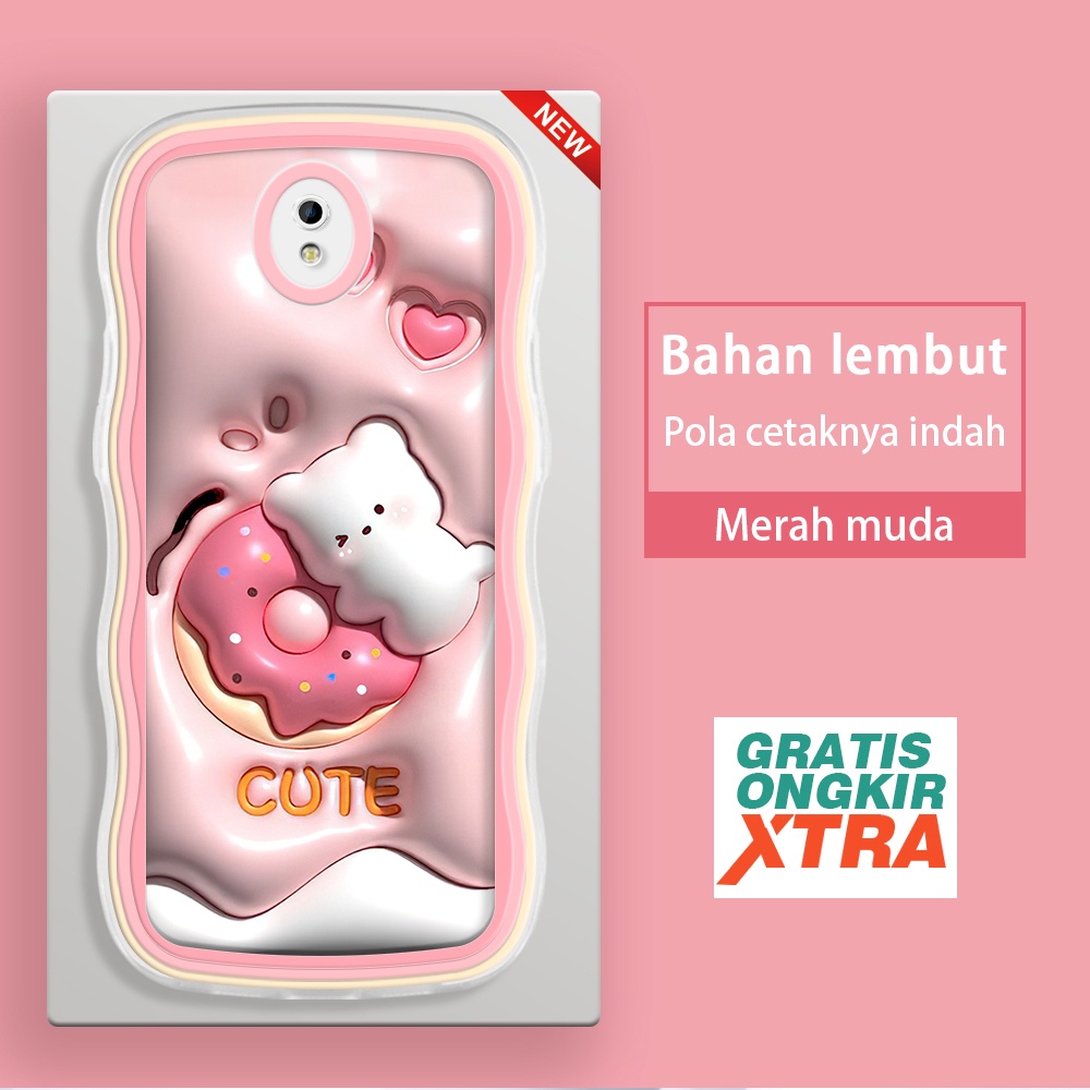 Samsung J2 J7 Prime Pro J7 2015 Core NXT J5 Pro 4G 2017 J3 2016  Casing Ponsel  Pola Kelinci Cinta D