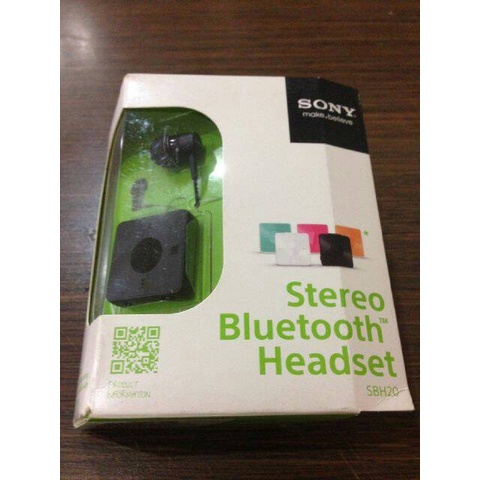 Original Stereo Bluetooth Headset Sony Sbh20 Sbh 20 # Black