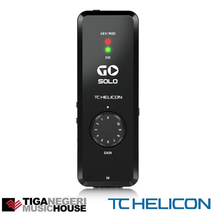 TC Helicon GO SOLO Audio/MIDI Interface for Mobile Devices