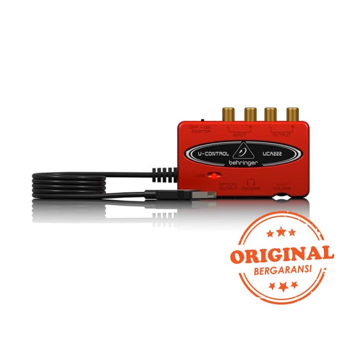 Behringer UCA222 Soundcard With Usb Audio Interface
