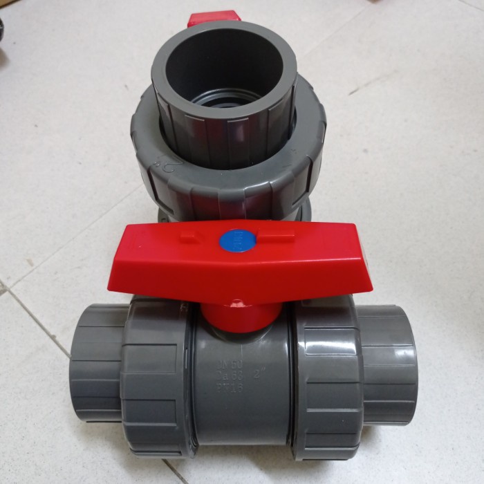 ✅Baru Ball Valve True Union Pvc 2  Inchi - Ball Valve Watermur Pvc 2 Diskon