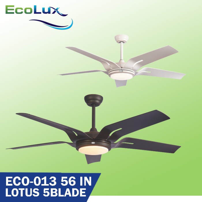 Kipas Angin Lampu Gantung / Kipas Lampu Tipe Eco-013 Lotus