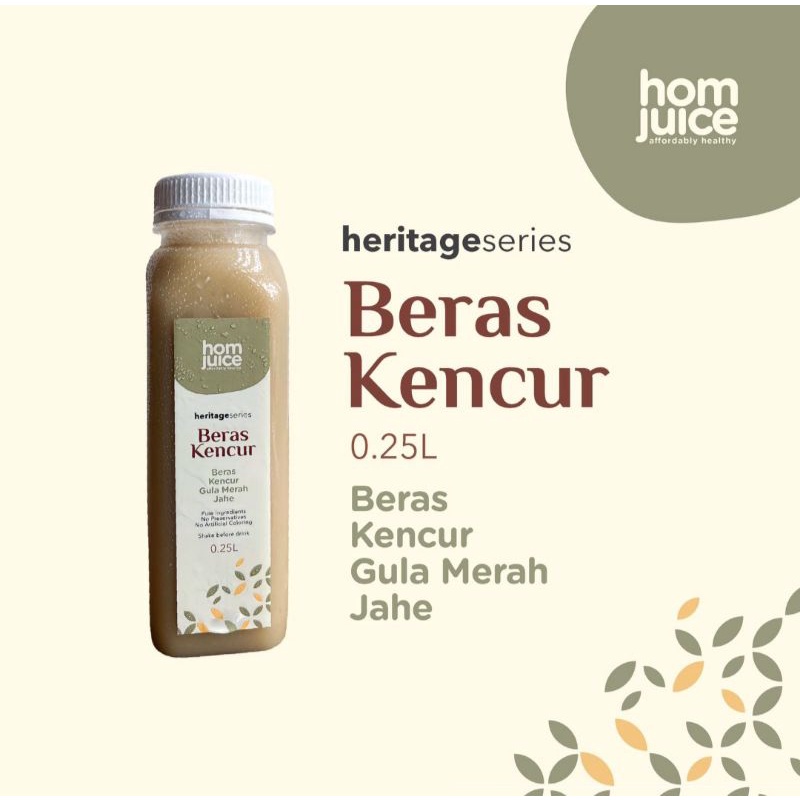 

Jus Sehat Jus Detox Cold Pressed Juice | Homjuice Beras Kencur 250ml Jamu Tradisional Tanpa Pengawet