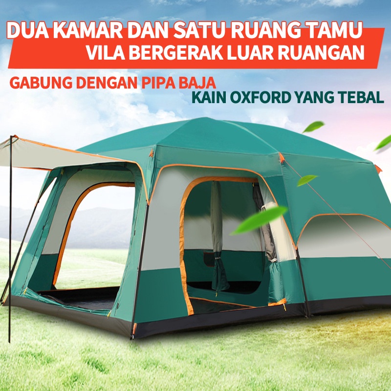 Tenda Camping 5-8 Orang/Portable Waterproof Camping Tent/Tenda Berkemah Gunung