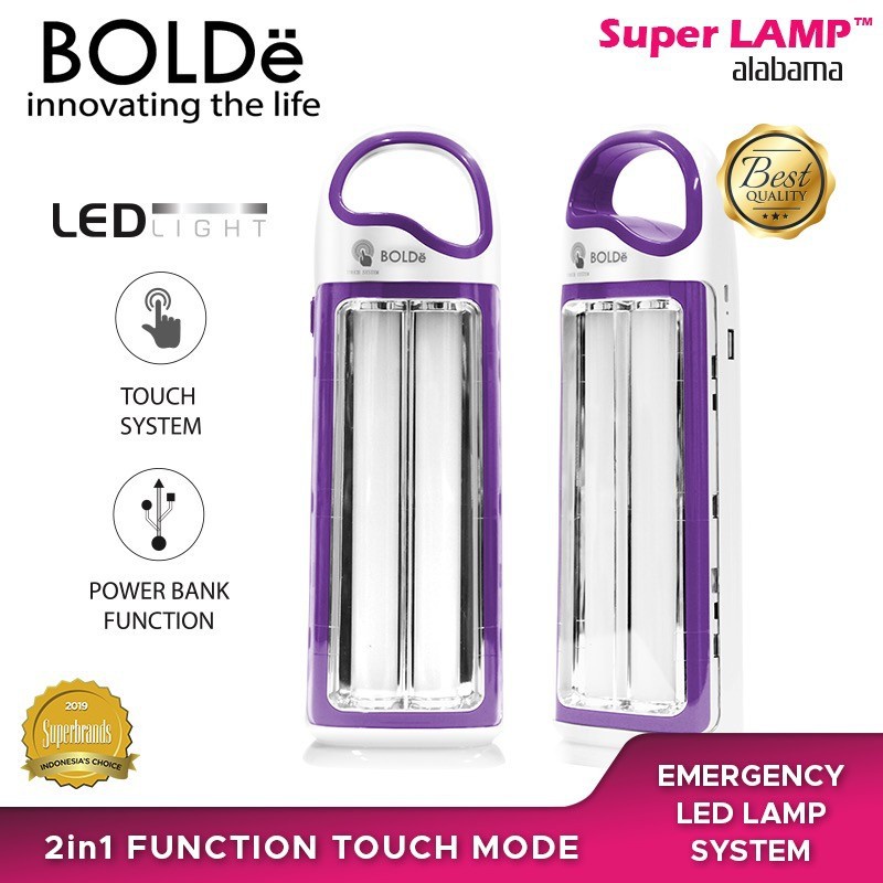 Bolde Alabama Lamp Led Lampu Emergency Portable