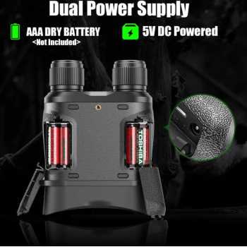 Teropong Binocular Malam Teropong Berburu Malam Dengan Night Vision Binocular Video Recorder 1080P -