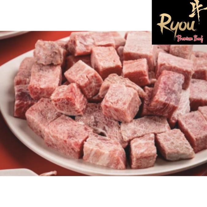 

Wagyu Saikoro 1Kg Australia Meltique Meltik Daging Sapi Be Cube Inyongstore25