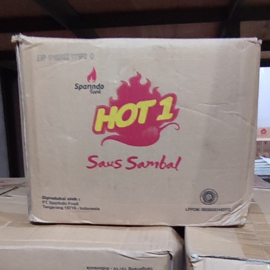 

Saus Sambal Hot One / Hot 1 1 Dus Isi 10 X 1Kg