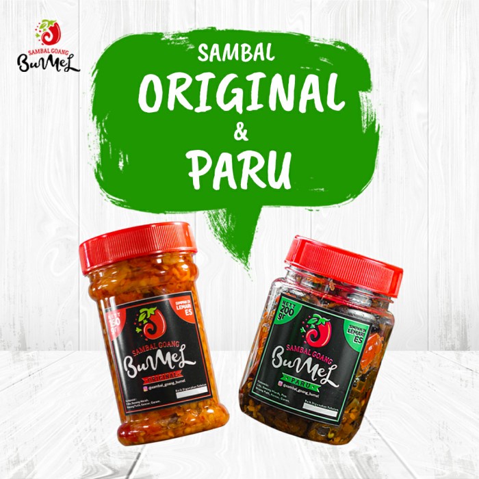 

Bundling Hemat (Sambal Goang Ori + Sambal Paru)