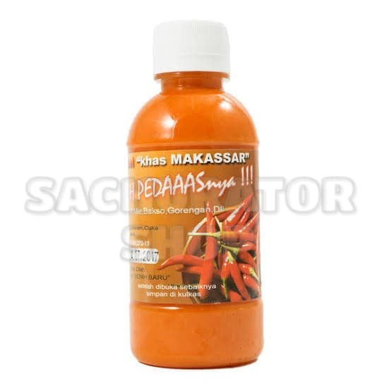 

Bumbu Saos Saus Sambal Sambel Cabai Cabe Khas Makasar Makassar Pedas