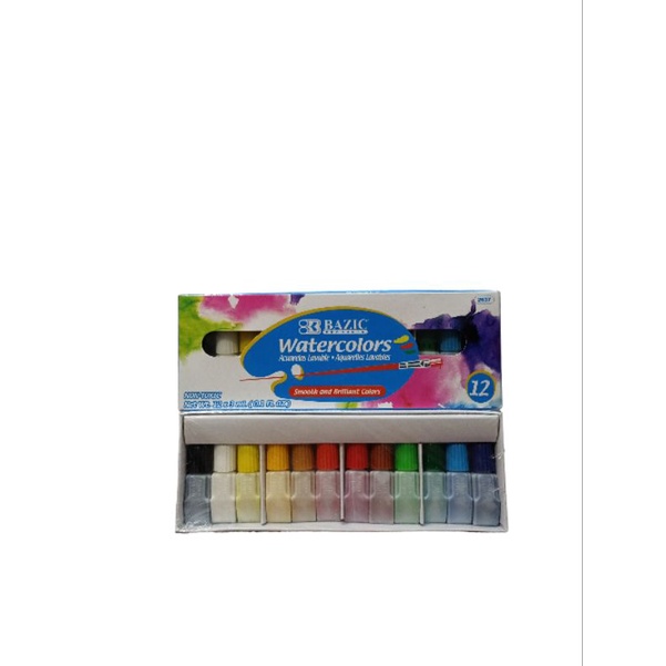 

Bazic Watercolors 12×3ml / Cat air 12 warna 2637,