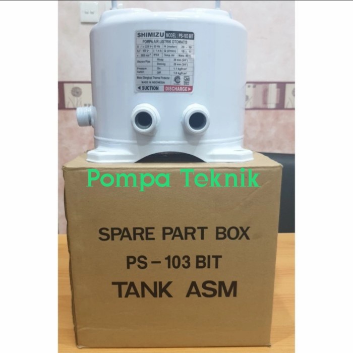 ✅New Ori Tabung/Tangki Pompa Air Shimizu Asli Ps 103 Bit /Tabung Shimizu Ps-103 Diskon