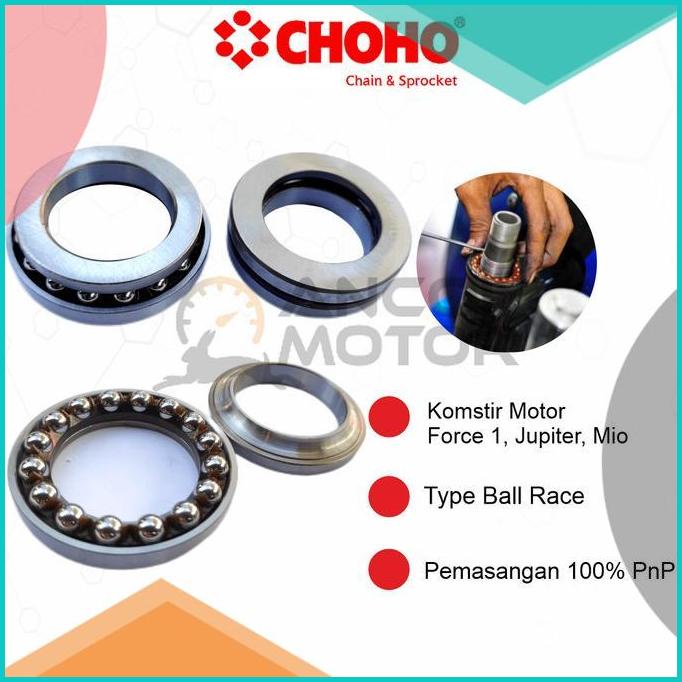 Choho Komstir F1 Rx King Mio Soul MX Bearing Laher Ball Motor Yamaha 1