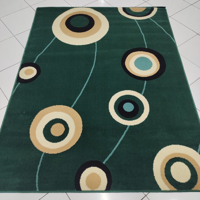 ✅New Ori Karpet Moderno 160X210 Permadani Lokal Minimalis 0795 Hijau Berkualitas