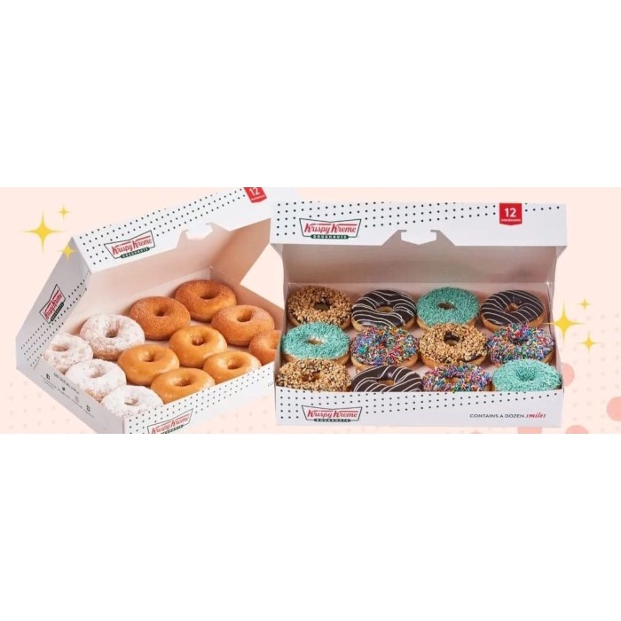 

✅Ready 2 Lusin / 24 Biji 12C12Mix Krispy Kreme Krispykreme Donat Doughnut Berkualitas